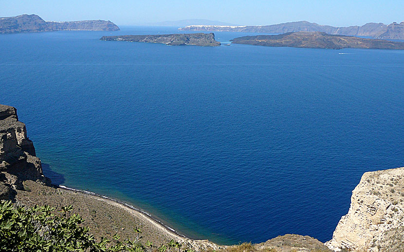Calderan på Santorini.