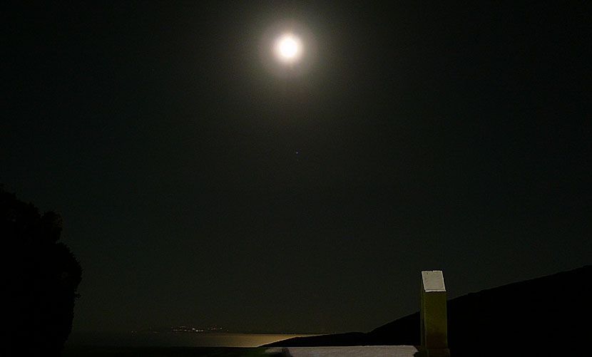 Fullmåne på Sikinos och Ios.
