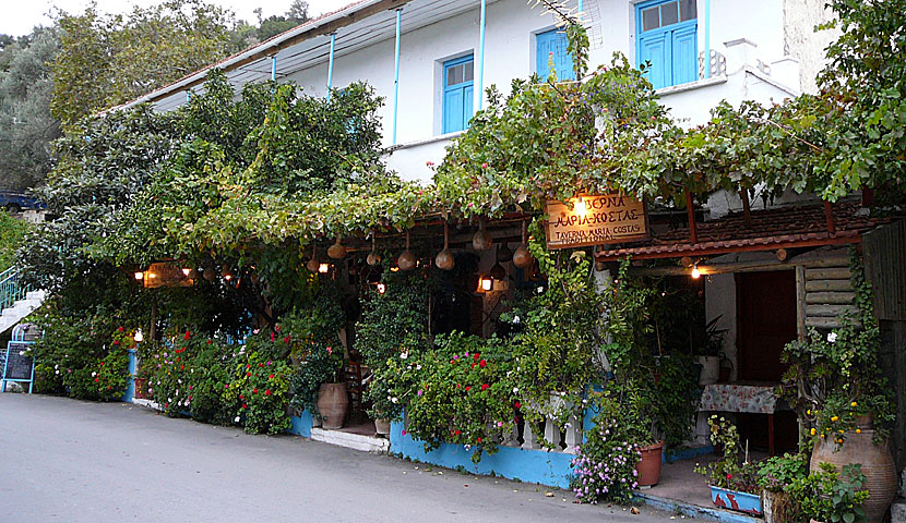 Taverna Maria Kostas. Spili. Kreta.
