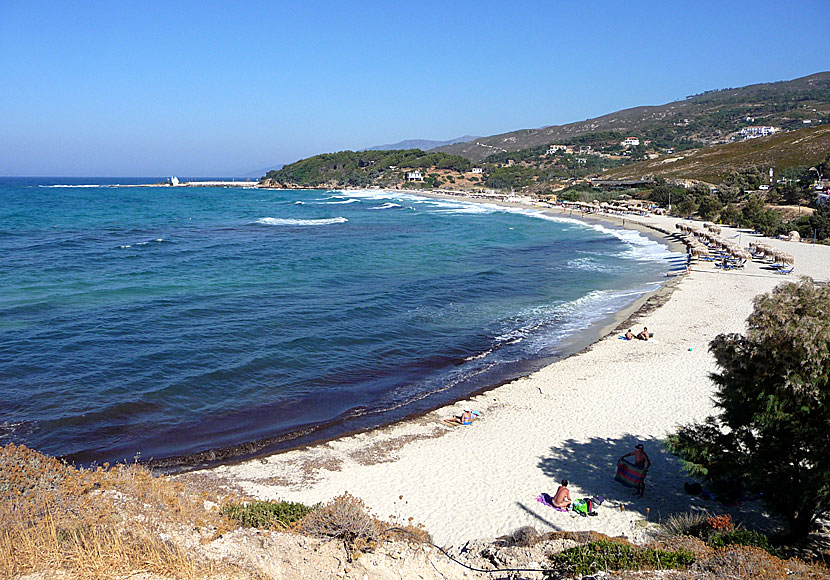 Messakti beach. Armenistis. Ikaria. Kreikka.