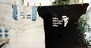 Kafka didn't have a lot of fun either. Ios. Greece.