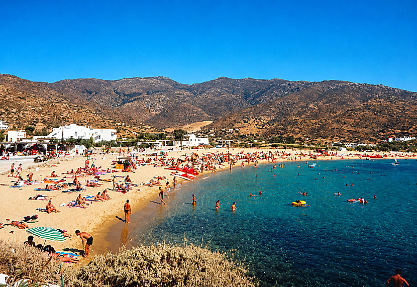 Mylopotas beach p&aring; Ios &aring;r 1993. 