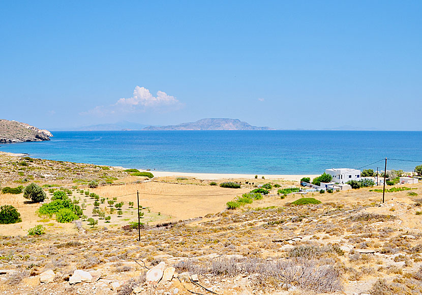 Psathi beach hotel på Ios i Grekland. 