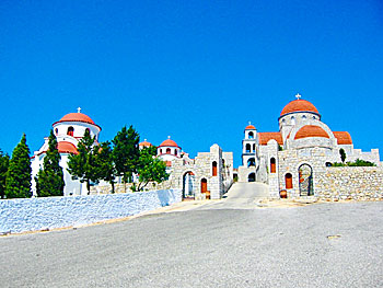 Klostret Agios Savvas på Kalymnos.