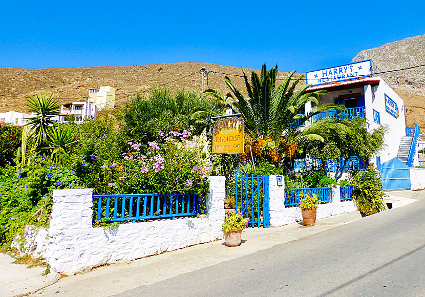 Harrys Restaurant i Emporios på Kalymnos.