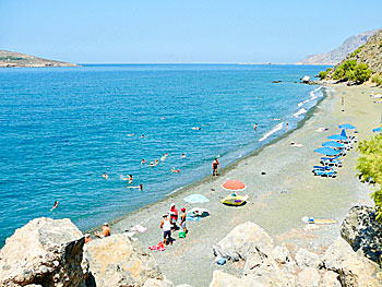 Platys Gialos beach på Kalymnos.