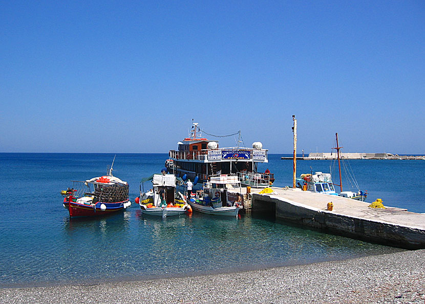 Diafani hamn på Karpathos.