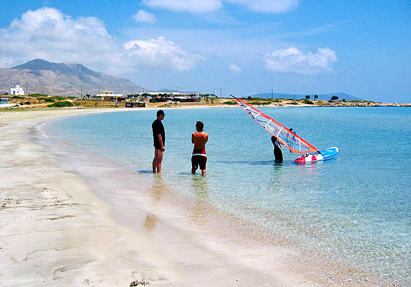 Makris Gialos beach vid Karpathos flygplats.
