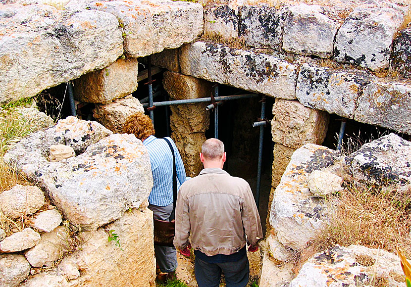 Romarna använde cisternerna på Karpathos för att samla in vatten. 