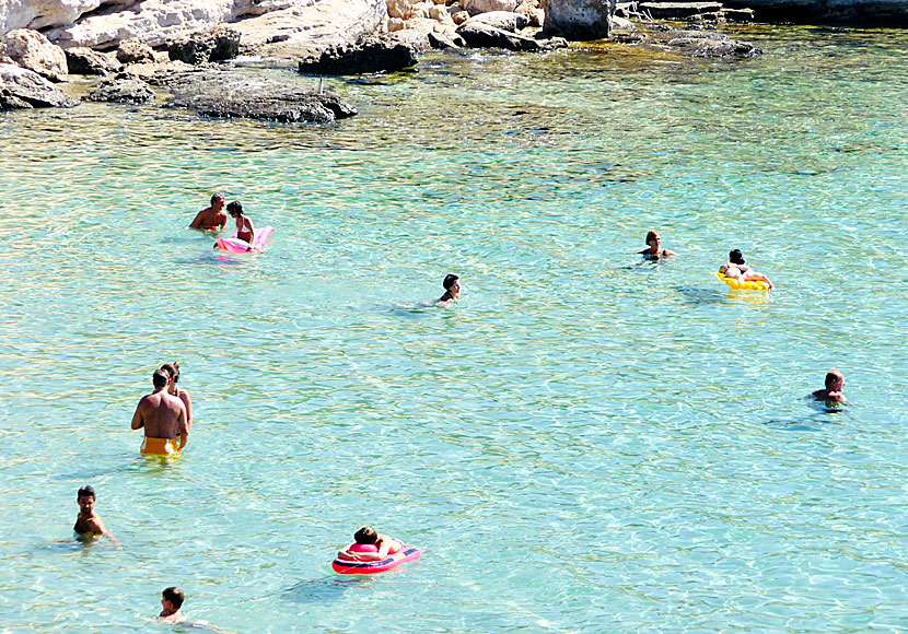  Mikri Amopi beach och Amoopi beach på Karpathos är mycket barnvänliga. 