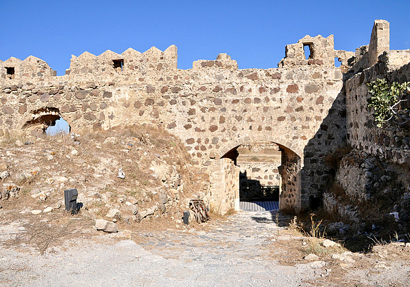 Ingången till borgen Antimachia. 