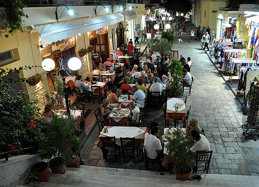Restaurang Kriti i Kos gamla stad
