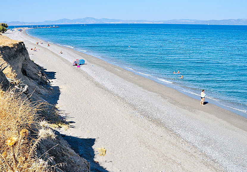 Agios Fokas beach nära Kos stad.
