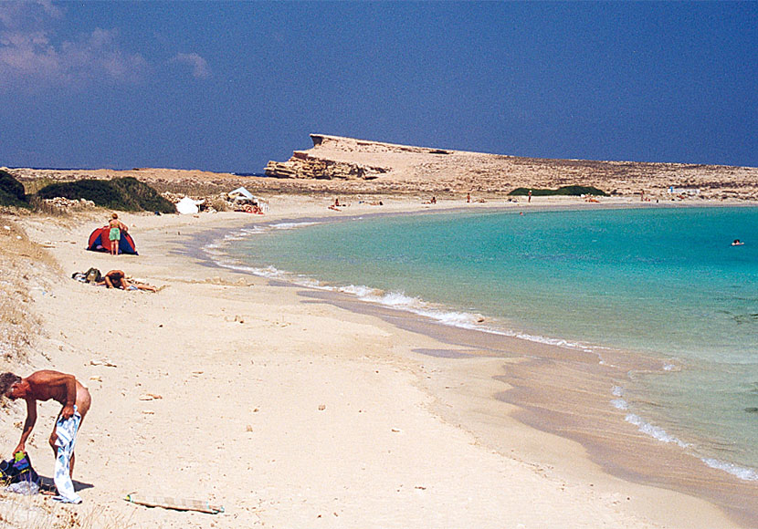 Pori beach på Koufonissi i Grekland 1997.