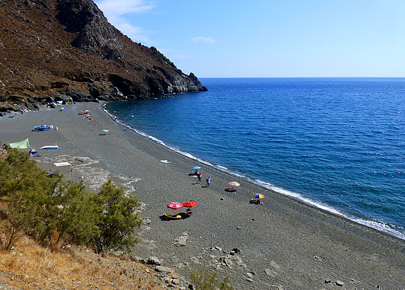 Ditikos beach i Lendas på södra Kreta.
