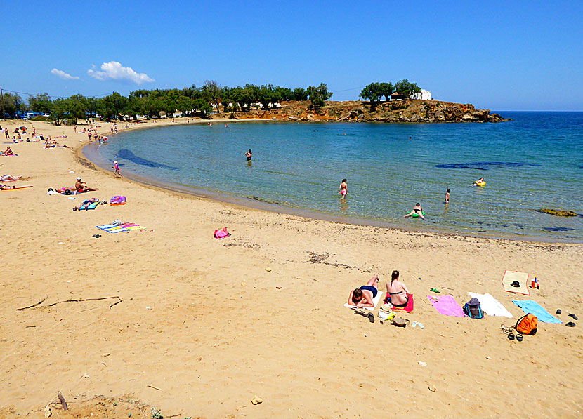 Iguana beach nära Chania på Kreta-