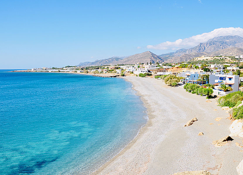 Missa inte Makrigialos när du reser till Ierapetra på sydöstra Kreta. 