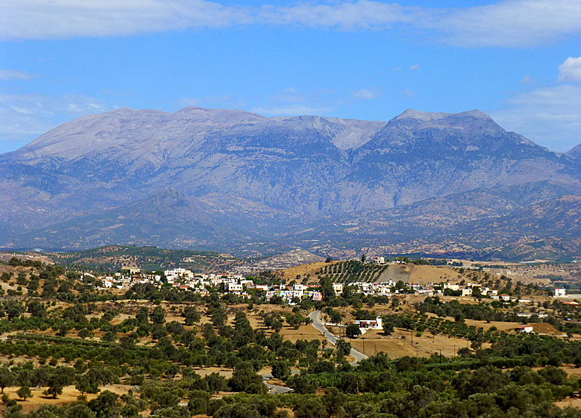 Byn Sivas nära Lendas på södra Kreta.