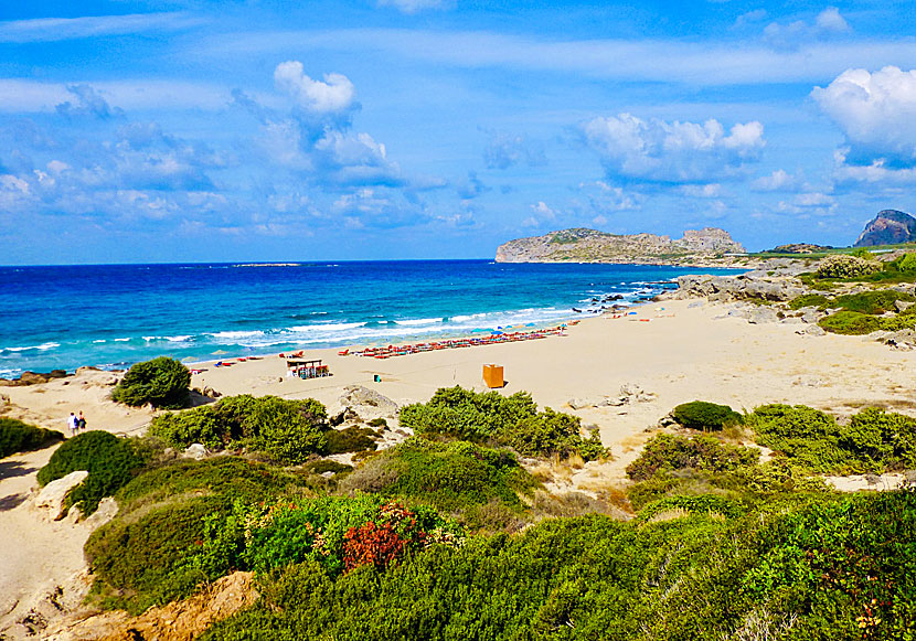 Falassarna beach på västra Kreta.