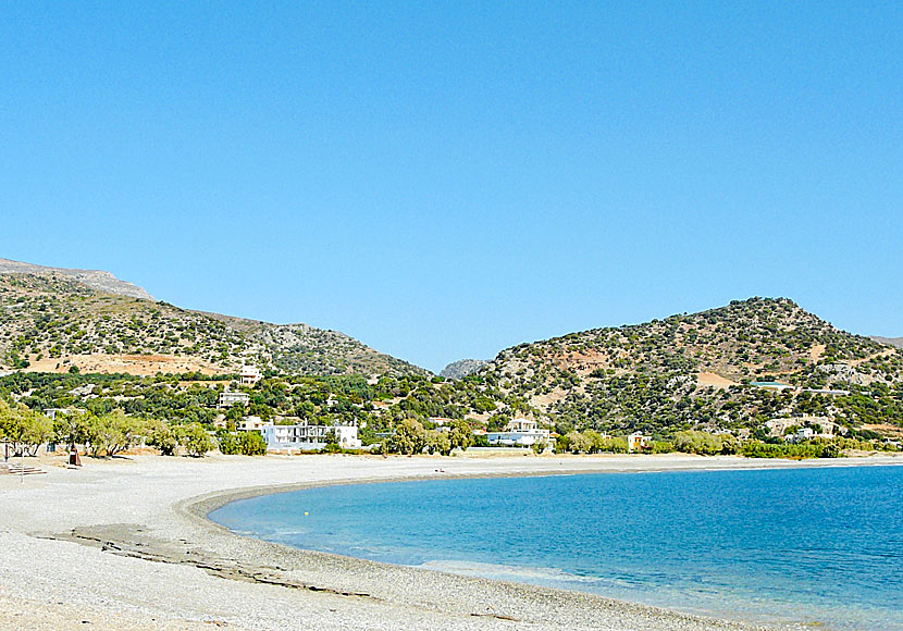 Grammeno beach nära Paleochora på södra Kreta.