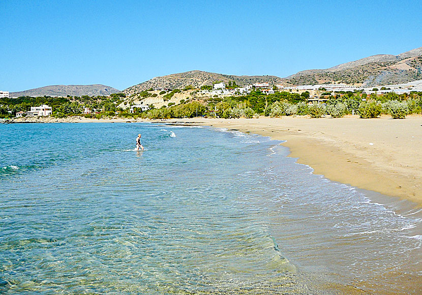 Kountoura och Grammeno beach väster om Paleochora på södra Kreta.