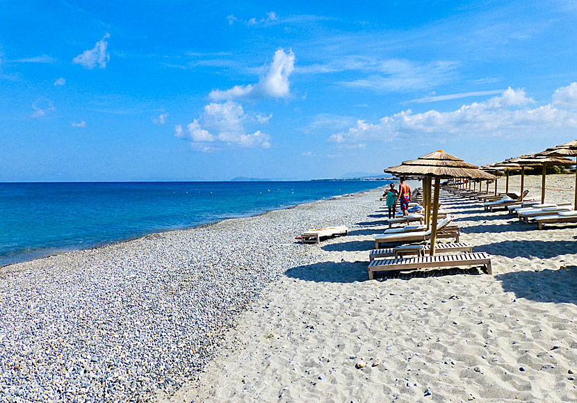 Stranden i Kolymbari på västra Kreta.