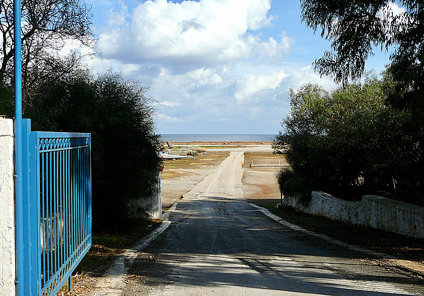 Flygplatsen i Maleme väster om Chania på Kreta.