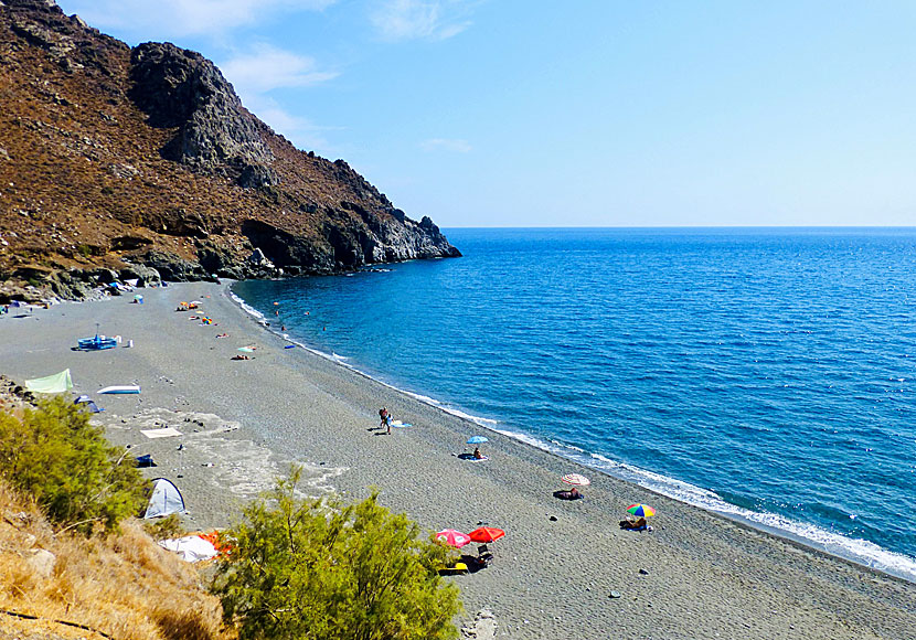 Missa inte Dytikos beach när du reser till Lendas på södra Kreta.
