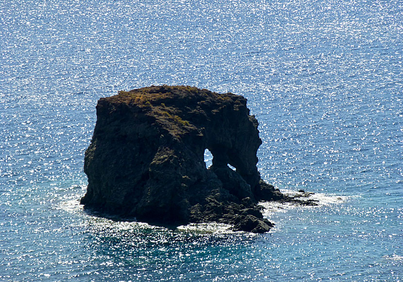 The Elephant Rock i Lendas på södra Kreta.