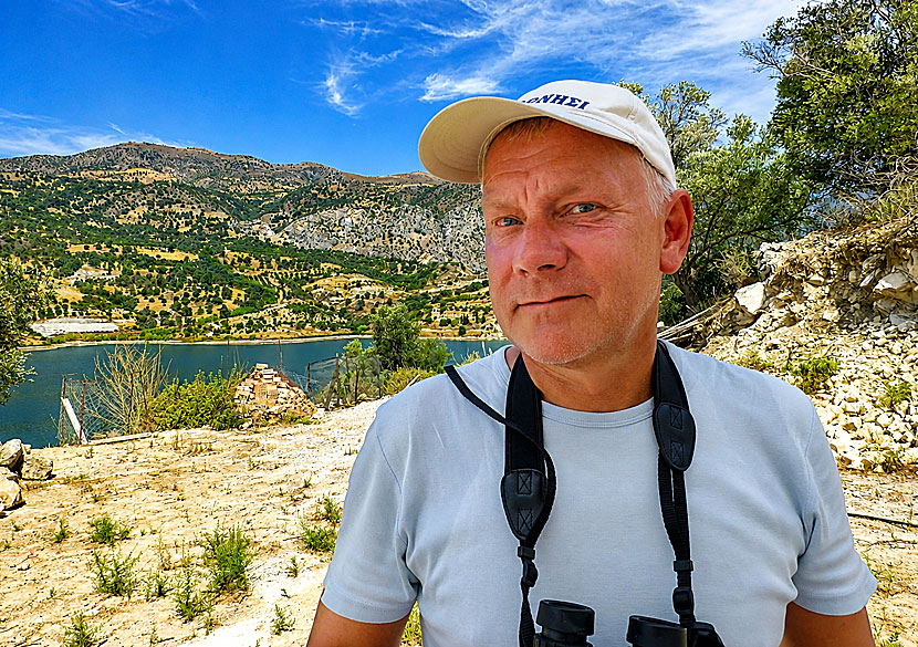 Faneromeni lake s&ouml;der om Zaros p&aring; Kreta.