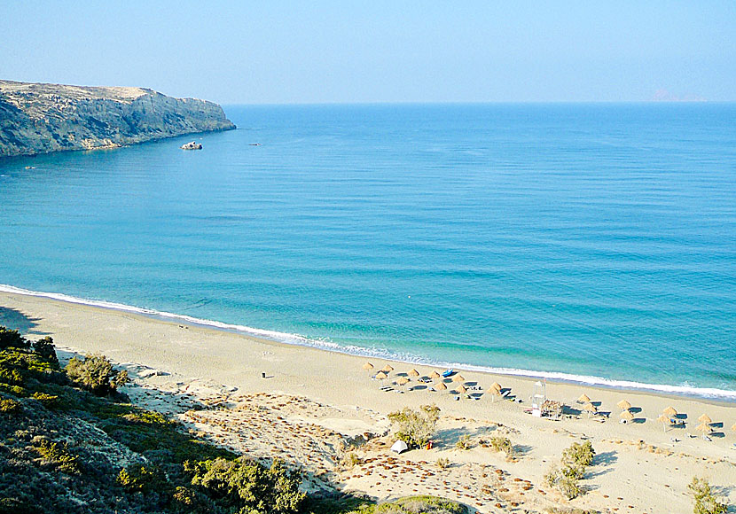Komos beach. Kalamaki. Kreta.