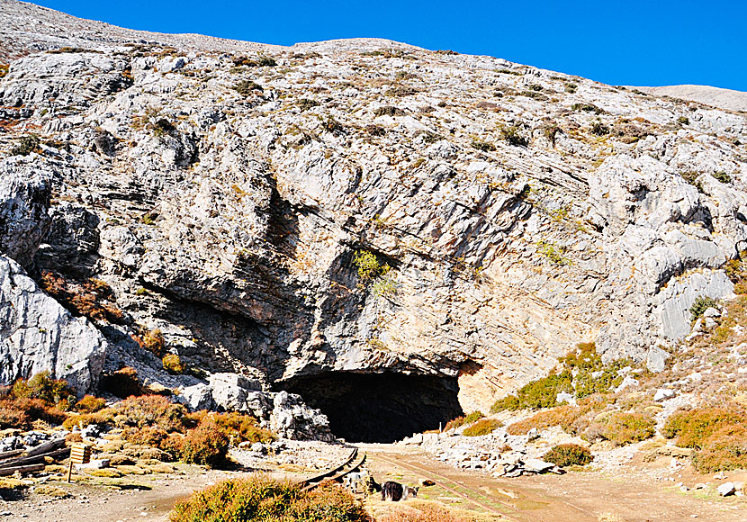 Berget och grottan Ida på Kreta i Grekland.