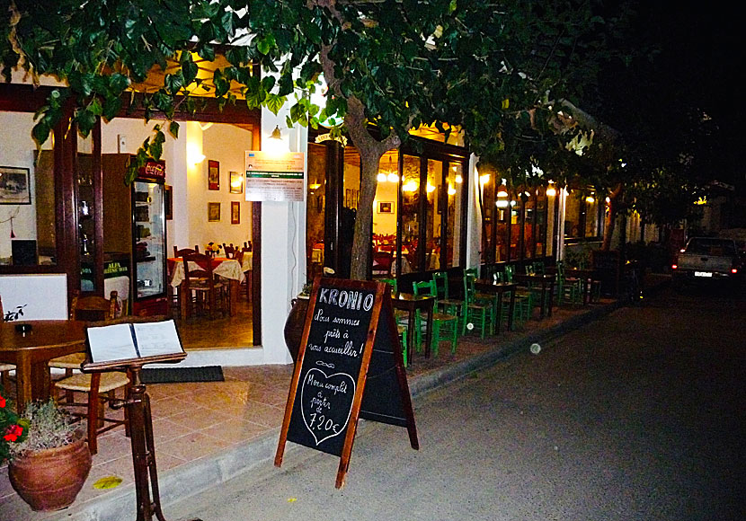 Restaurant Kronio i Tzermiado på Lasithiplatån är en av de bästa restaurangerna på hela Kreta. 