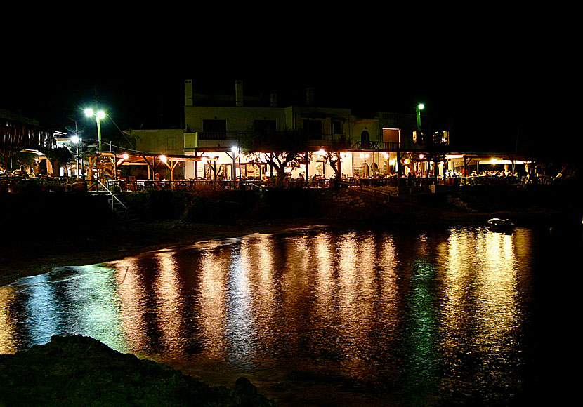 Tavernor i Mochlos på östra Kreta.