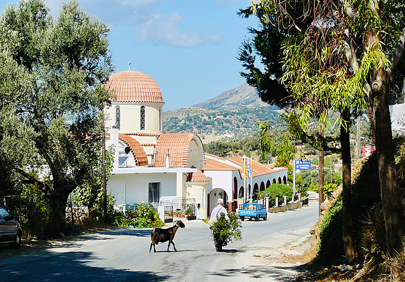 Fourfouras tycker jag är den intressantaste byn i Amaridalen på Kreta.