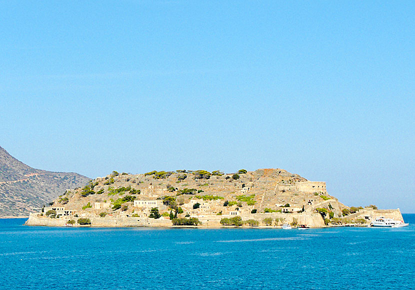 Spetälskekolonin Spinalonga på östra Kreta.