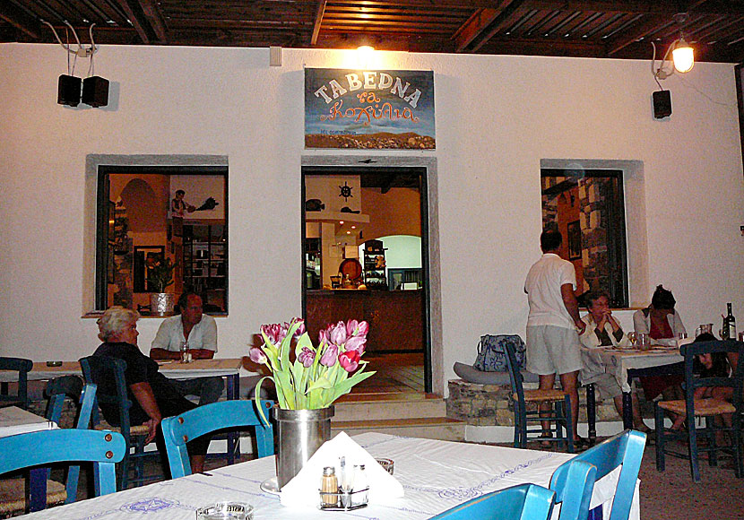 Taverna Ta Kochilia är i mitt tycke den bästa restaurangen i Mochlos.