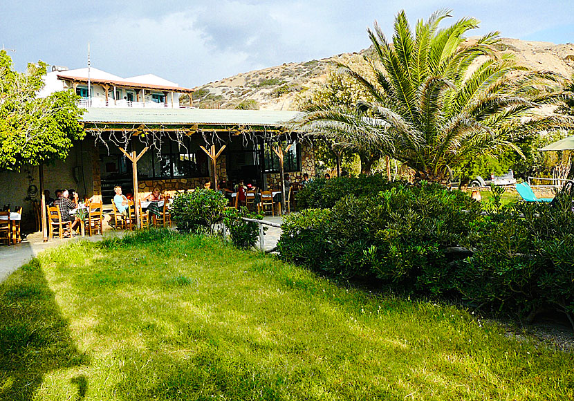 Taverna Girogiali i Triopetra på södra Kreta.