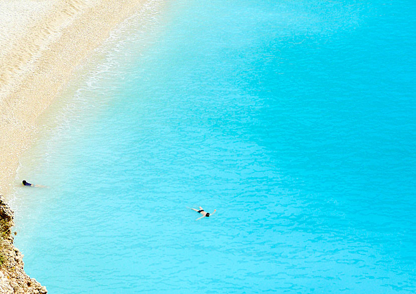 Missa inte Porto Katsiki beach när du reser till ön Lefkas i Grekland.