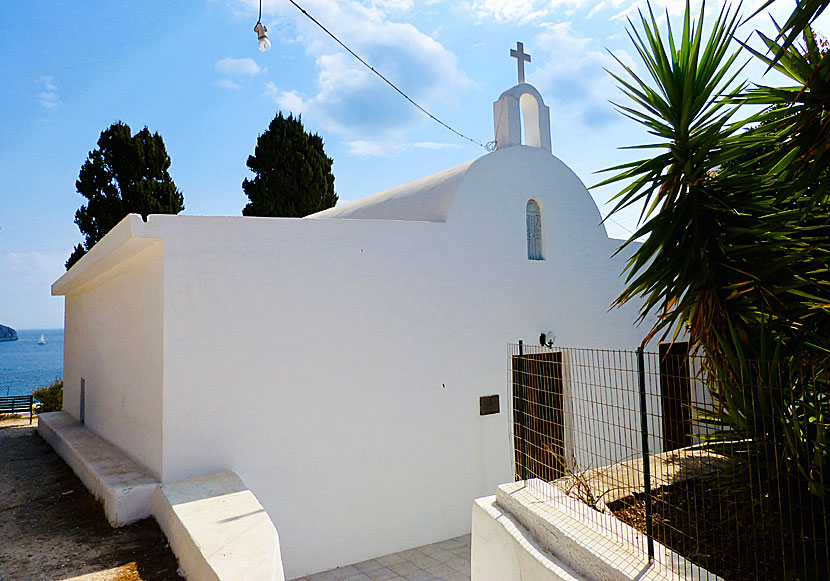 Church of Agia Kioura Matrona på Leros i Grekland.