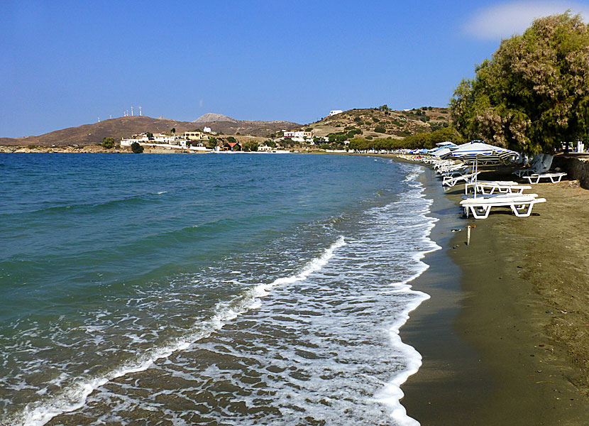 Gourna beach på Leros.