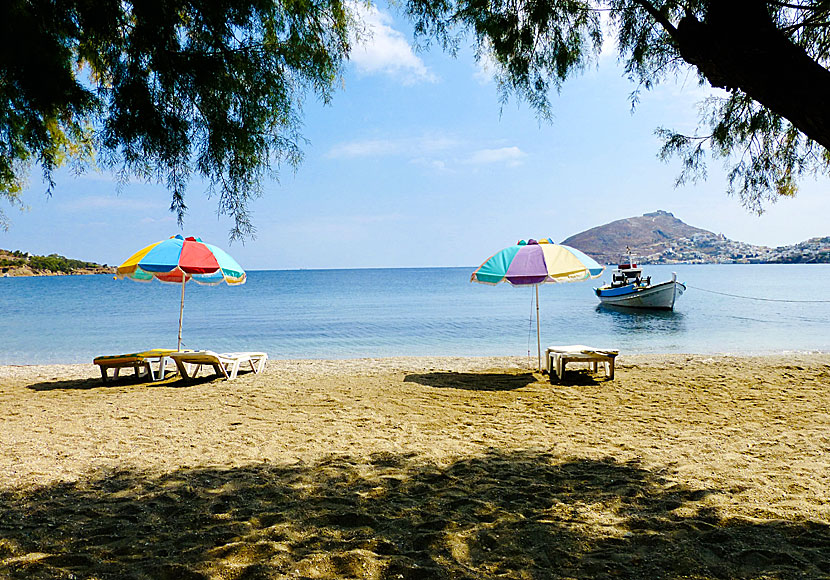 Alinda beach på Leros i Grekland.