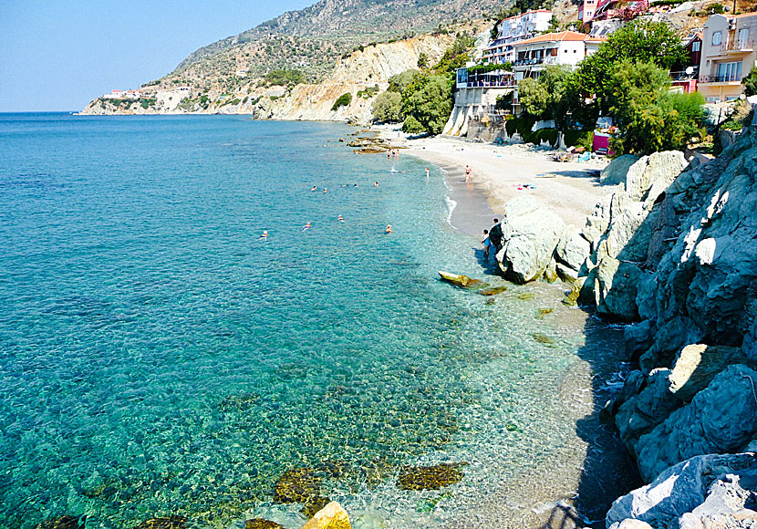 Lesbos bästa stränder. Ammoudeli beach.