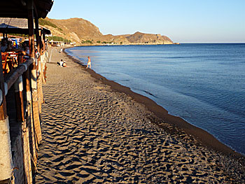 Skala Eressou beach på Lesbos.