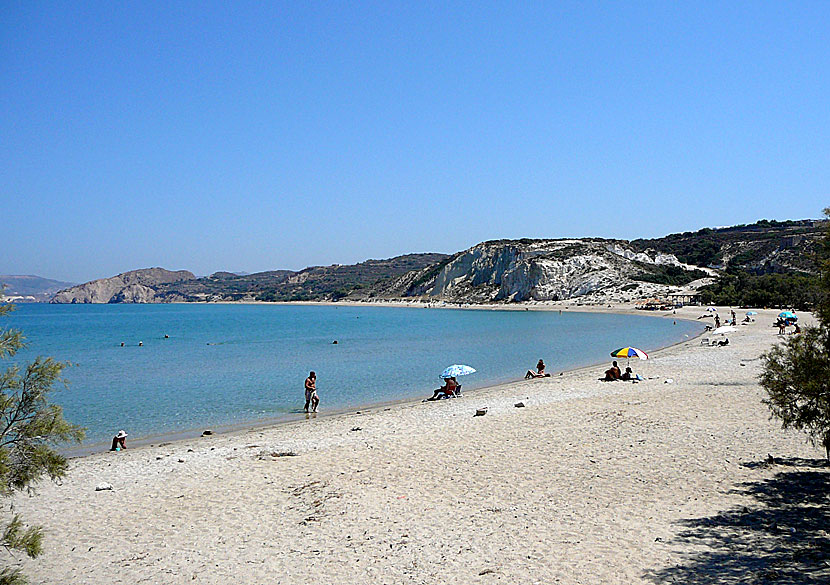 Achivadolimni beach på Milos.