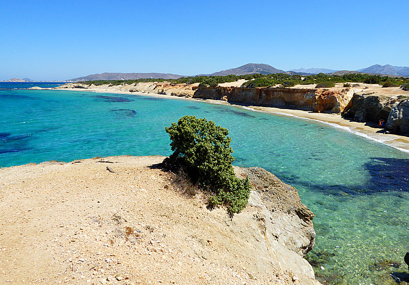 Hawaii beach i Aliko på Naxos i Grekland.