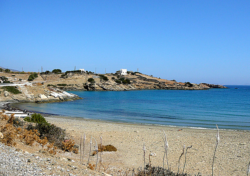 Naxos bästa stränder. Kleidos beach.