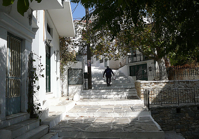 Filoti är Naxos näst största by.