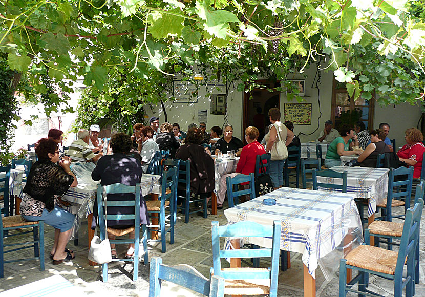 Taverna i Chalki. Naxos.