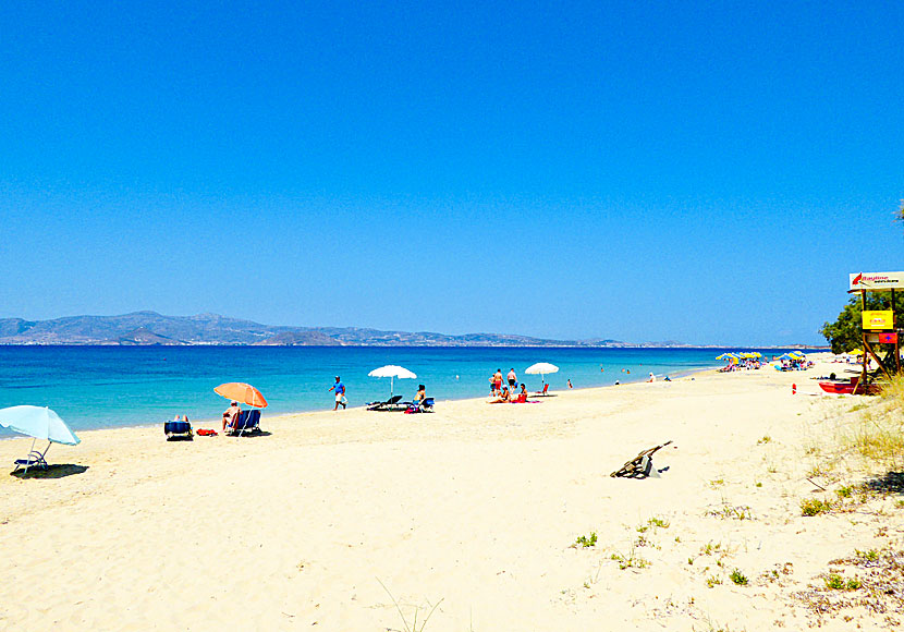 Maragas beach på sydvästra Naxos i Kykladerna.